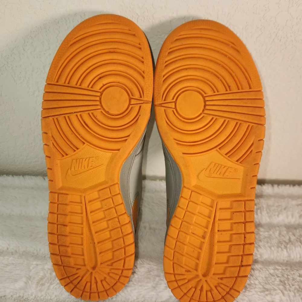Nike Mad Jibe (313264-081) Gray Orange Retro Boat Shoes Men Size 7.5